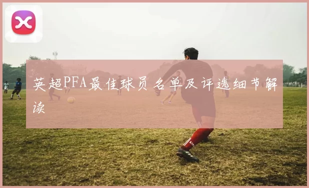 英超PFA最佳球员名单及评选细节解读