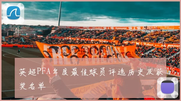 英超PFA年度最佳球员评选历史及获奖名单