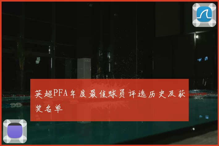 英超PFA年度最佳球员评选历史及获奖名单