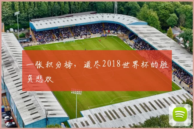 一张积分榜，道尽2018世界杯的胜负悲欢